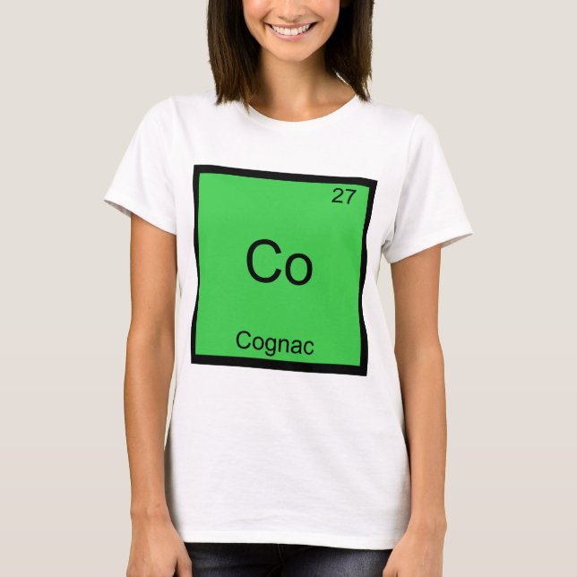 Camiseta del símbolo del elemento de química diver (Anverso)