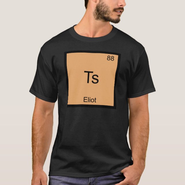 Camiseta del símbolo del elemento de química diver (Anverso)