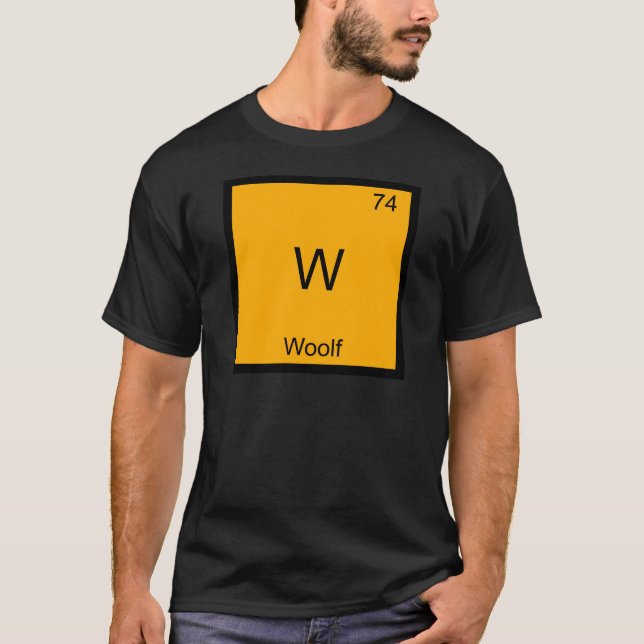Camiseta del símbolo del elemento de química diver (Anverso)