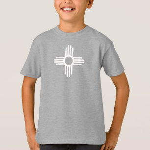 Camiseta del símbolo del sol Zia de Nuevo México
