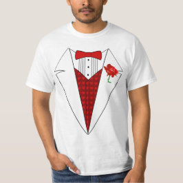 Camiseta del smoking del amante del el día de San
