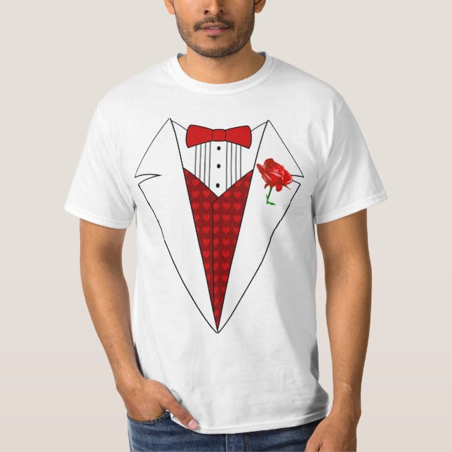 Camiseta del smoking del amante del el día de San (Anverso)