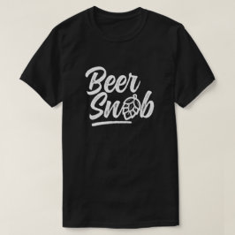 Camiseta del snob de la cerveza