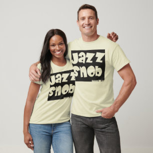 Camiseta del snob del jazz