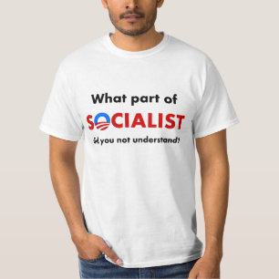 Camiseta del socialista de Obama