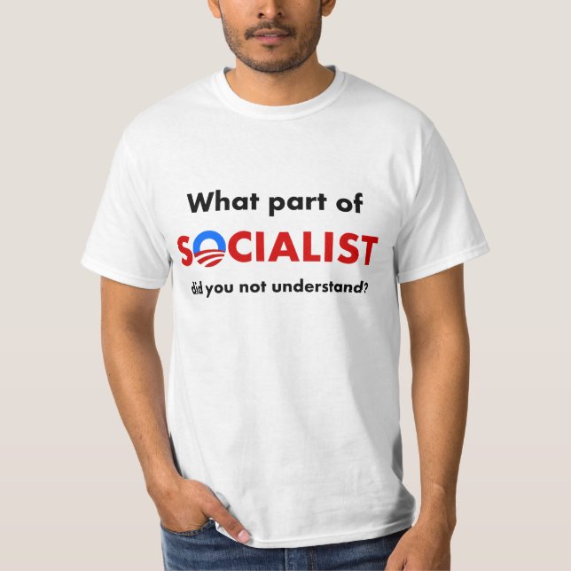 Camiseta del socialista de Obama (Anverso)