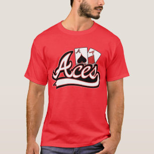 Camiseta del softball de los as