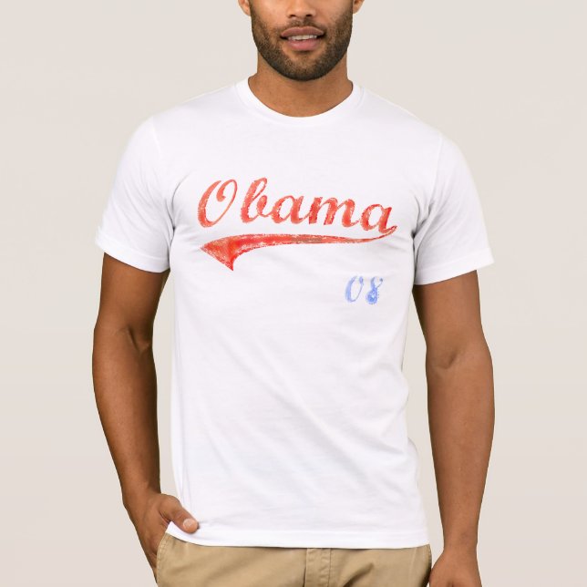 Camiseta del softball de Obama (Anverso)