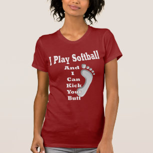 Camiseta del softball - softball del juego de I…