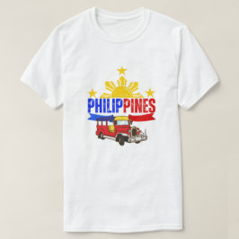 Camiseta del sol de Filipinas | Jeepney | Filipino