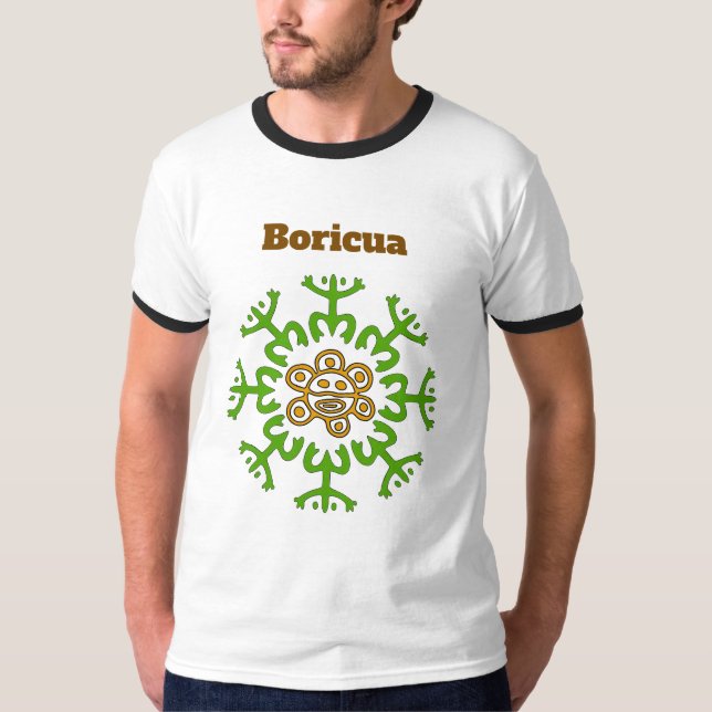 Camiseta del sol del coquí boricua (Anverso)