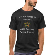 Camiseta del soldado de Wiccan