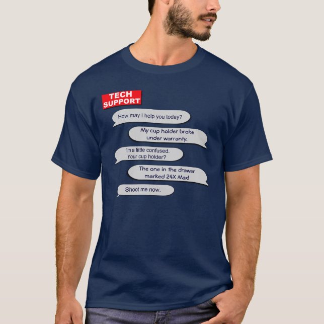 Camiseta del soporte técnico (Anverso)