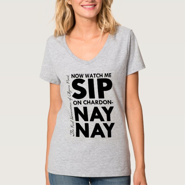 Camiseta del sorbo/NayNay de RHOAP (logotipo (Anverso)