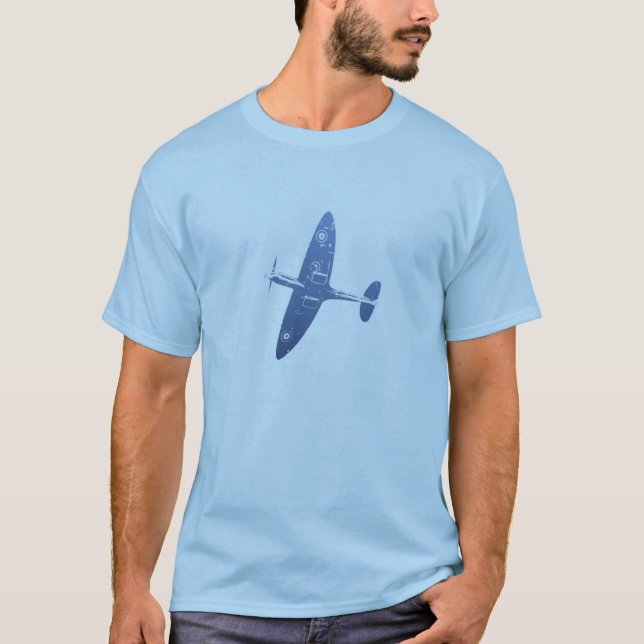 Camiseta del Spitfire azul clara (Anverso)
