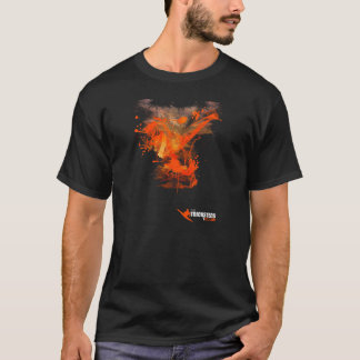 Camiseta del splat del FLASHKICK del hombre