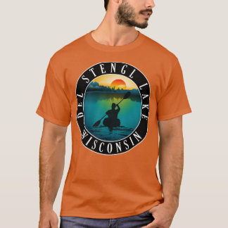 Camiseta Del Stengl Lake Wisconsin Kayaking