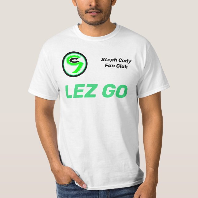 Camiseta del Steph Cody Fan Club (personalizable) (Anverso)