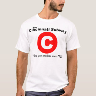 Camiseta del subterráneo de Cincinnati (blanca)
