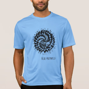 Camiseta del Succulent del polyphylla del áloe