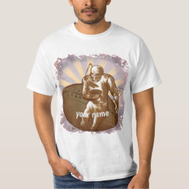 Camiseta del sucio jugador de fútbol