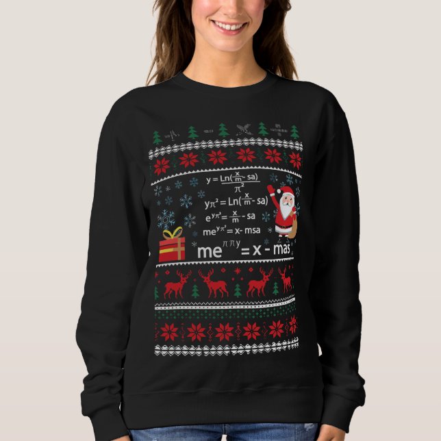 Camiseta del suéter del navidad del profesor de (Anverso)