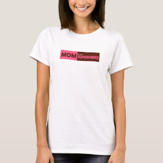 Camiseta del super héroe de la mamá de