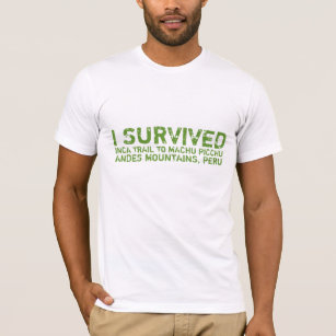 Camiseta del superviviente del rastro del inca