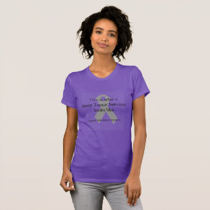 Camiseta del superviviente del tumor cerebral