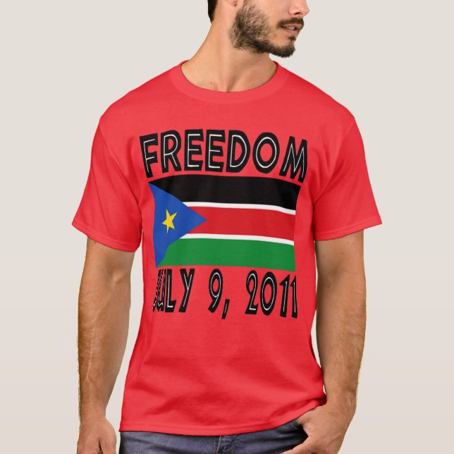 Camiseta del sur de la bandera de la libertad de (Anverso)