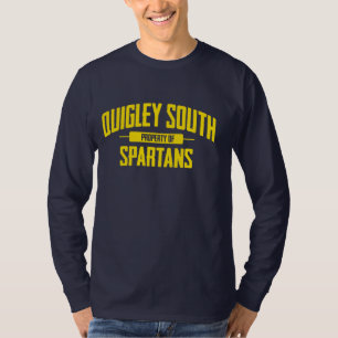 Camiseta del sur de Quigley Spartans (manga larga)