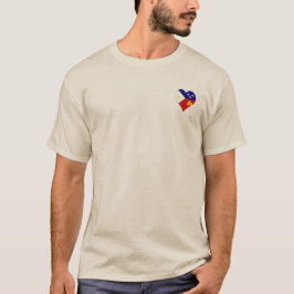Camiseta del sur del amor de Luisiana del orgullo