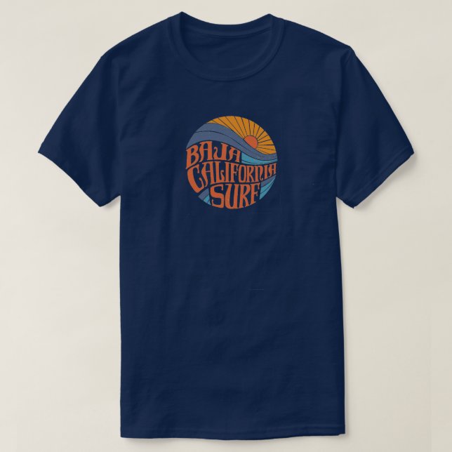 Camiseta del SURF BAJA CALIFORNIA (Diseño del anverso)