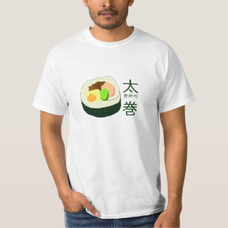 Camiseta del sushi de Futomaki