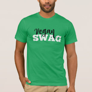 camiseta del swag del vegano