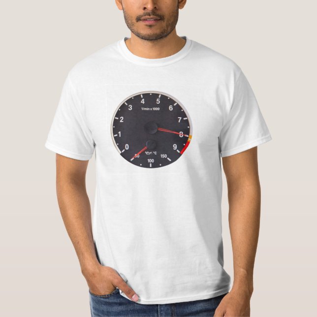 Camiseta del tacómetro de BMW M3 M5 (Anverso)