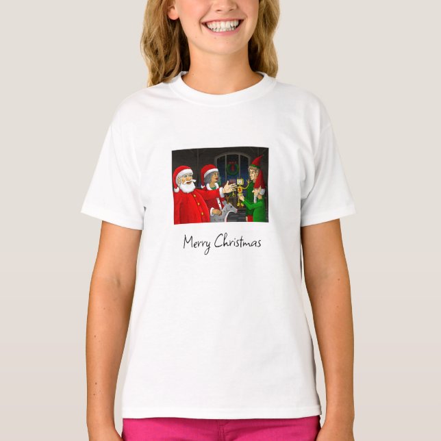 Camiseta del taller de Santa Claus (Anverso)