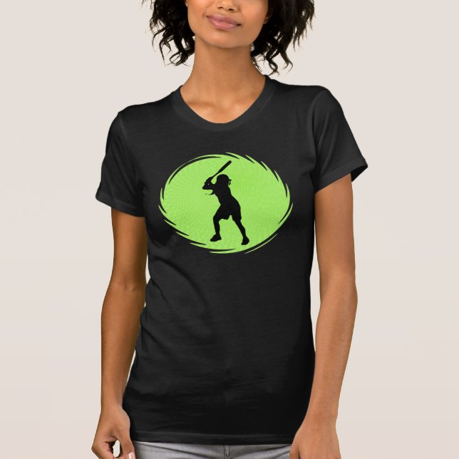 Camiseta del talud del softball (Anverso)