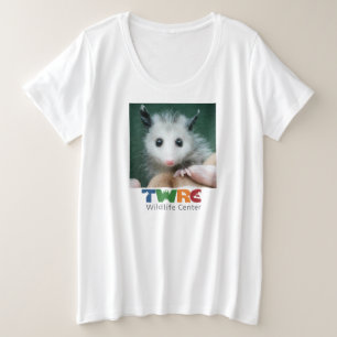 Camiseta del tamaño extra grande con el oposum