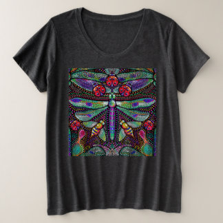 Camiseta del tamaño extra grande de las mujeres