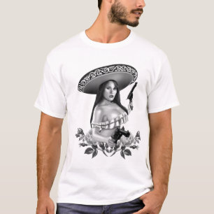 CAMISETA DEL TATUAJE DE CHARRA