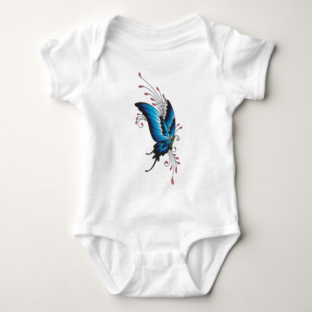 Camiseta del tatuaje de la mariposa (Anverso)