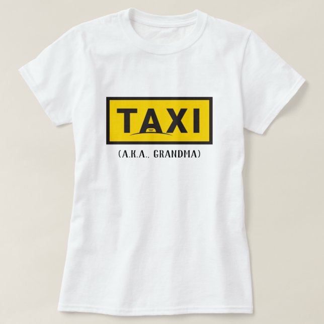 Camiseta del taxi (AKA abuela) (Diseño del anverso)