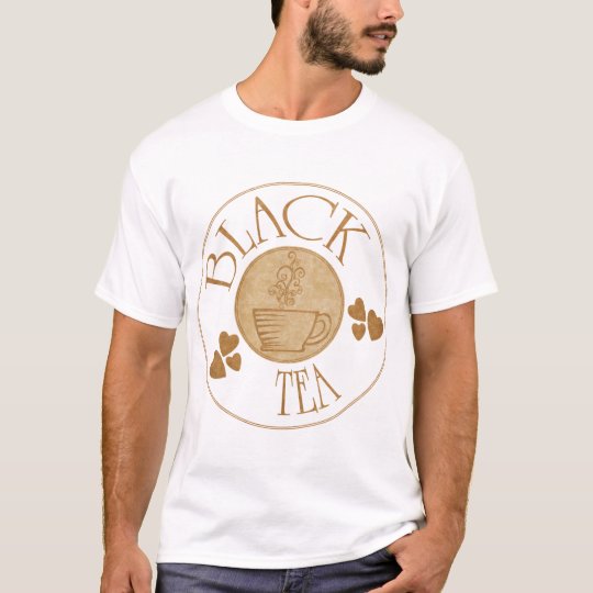 Camiseta del té negro