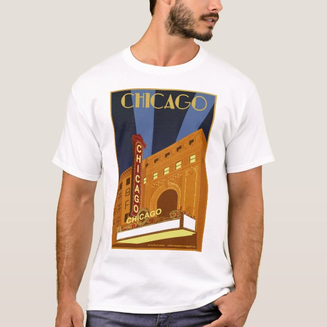 Camiseta del Teatro Chicago Men's Chicago (Anverso)