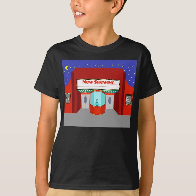 Camiseta del Teatro de Cine Retro (Anverso)