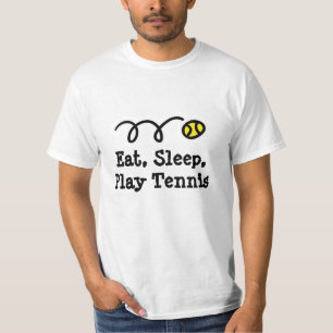 Camiseta del tenis de la diversión