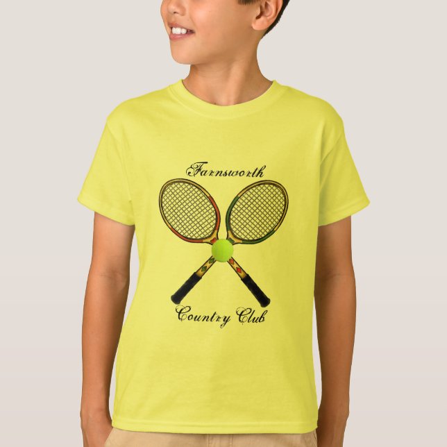 Camiseta del tenis de los muchachos (Anverso)