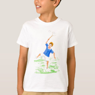 Camiseta del "tenis" de los niños