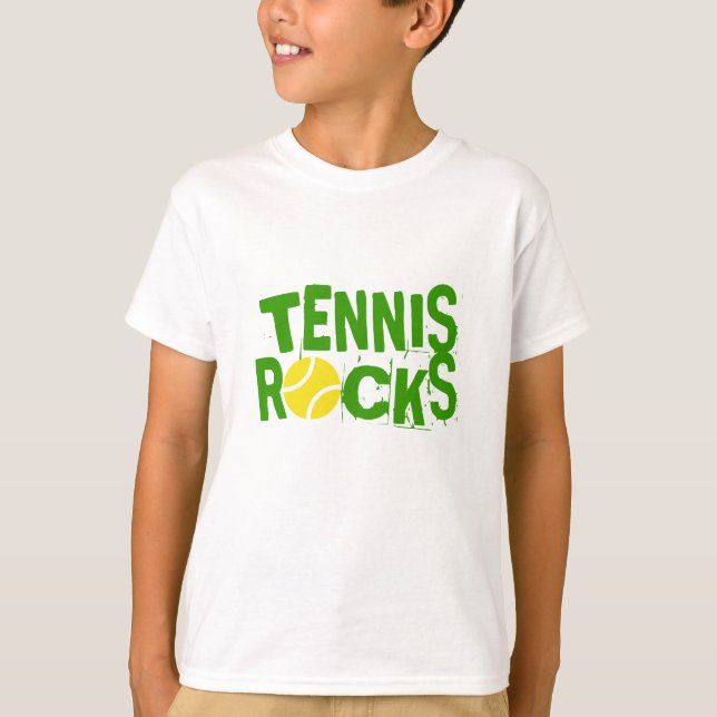 Camiseta del tenis de los niños para los muchachos (Anverso)